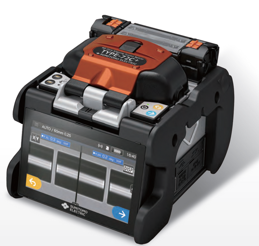 Sumitomo T-72C+ Fibre Optic Fusion Splicer with FC6RS Cleaver